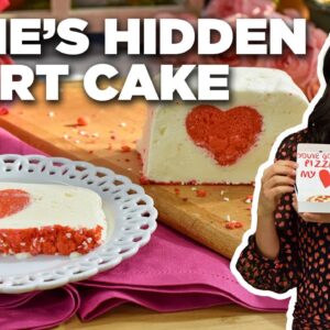 Katie Lee Biegel's Hidden Heart Cake | The Kitchen | Food Network