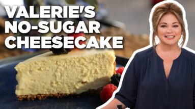 Valerie Bertinelli's No-Sugar Cheesecake | Valerie's Home Cooking | Food Network