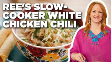 Ree Drummond's Slow-Cooker White Chicken Chili | The Pioneer Woman | Food Network