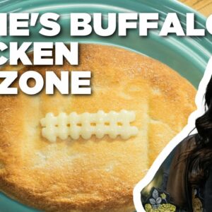 Katie Lee Biegel's Cheesy Spicy Buffalo Chicken Calzone | The Kitchen | Food Network