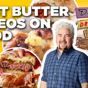 Craziest #DDD Butter Videos with Guy Fieri | Diners, Drive-Ins and Dives | Food Network