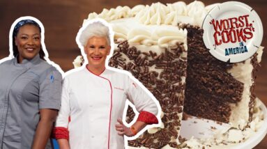 Anne Burrell and Tiffany Derry's Expert Cake Demos | Worst Cooks in America | Food Network
