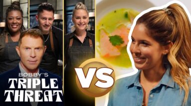 Titans vs. Chef Adriana Urbina | Full Episode Recap | Bobby’s Triple Threat | Food Network