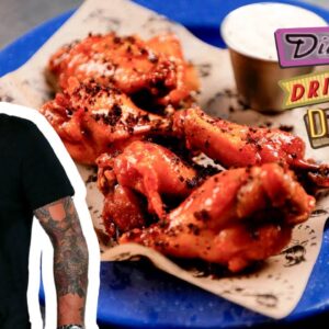 Guy Fieri Eats "Weird" Pizza & Wings in Memphis, TN | Diners, Drive-Ins and Dives | Food Network