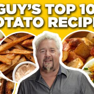Guy Fieri's Top 10 Potato Recipe Videos | Guy's Big Bite | Food Network