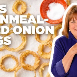 Ina Garten's Cornmeal-Fried Onion Rings | Barefoot Contessa | Food Network