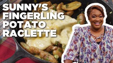 Sunny Anderson's Raclette with Roasted & Herbed Fingerling Potatoes | The Kitchen | Food Network