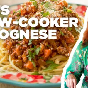 Ree Drummond's Slow-Cooker Bolognese | The Pioneer Woman | Food Network