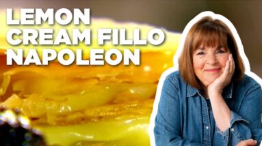Lemon Cream Fillo Napoleon with Ina Garten & Claudia Fleming | Barefoot Contessa | Food Network