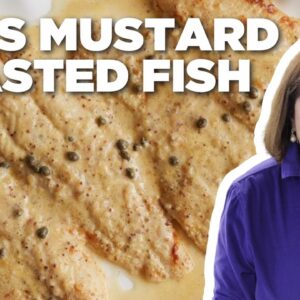 Ina Garten's Mustard-Roasted Fish | Barefoot Contessa | Food Network