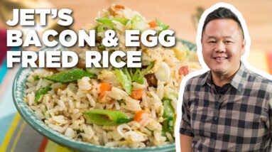 Jet Tila's Bacon and Egg Fried Rice | The Kitchen | Food Network