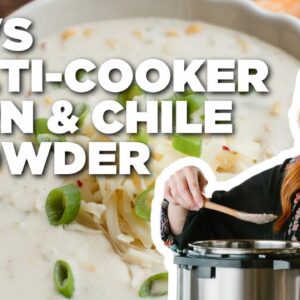 Ree Drummond's Multi-Cooker Corn and Green Chile Chowder | The Pioneer Woman | Food Network