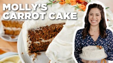 Molly Yeh's Carrot Cake with Spiced Cream Cheese Frosting | Girl Meets Farm | Food Network
