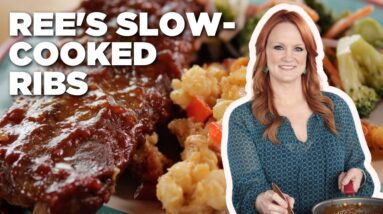 Ree Drummond's Sticky Spicy Slow-Cooked Ribs | The Pioneer Woman | Food Network