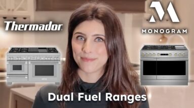 Monogram vs Thermador: Comparing Dual Fuel Ranges