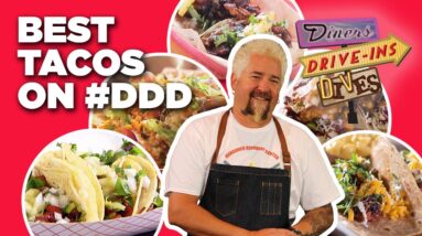 Top 10 Taco Videos on #DDD with Guy Fieri | Diners, Drive-Ins and Dives | Food Network