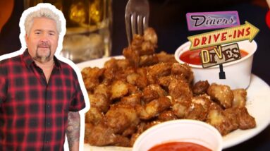 Guy Fieri Eats Chicken GIZZARDS in Michigan | Diners, Drive-Ins and Dives | Food Network