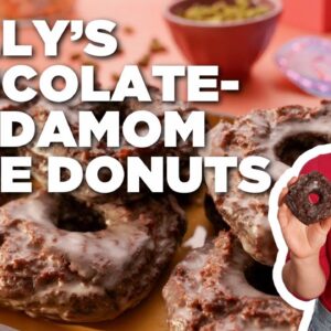 Molly Yeh's Chocolate-Cardamom Cake Donuts | Girl Meets Farm | Food Network