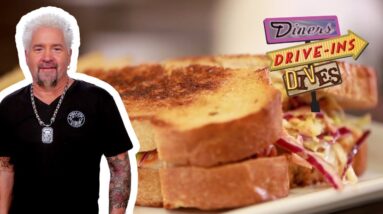 Guy Fieri Eats One MONSTER Pastrami Sandwich in Denver | Diners, Drive-Ins and Dives | Food Network