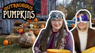 Blind Jelly Bean Taste Test w/ Damaris Phillips + Terri Hardin | Outrageous Pumpkins | Food Network