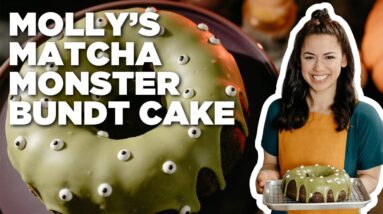 Molly Yeh's Matcha Monster Bundt Cake | Girl Meets Farm | Food Network