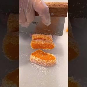 Freshly Made Mango Mochi 🥭🍡