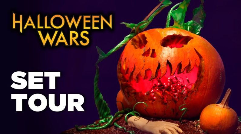 Trick-or-Treat Around the Set of Halloween Wars with Jonathan Bennett | Food Network